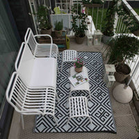 Thumbnail for Esschert Design Outdoor-Teppich 120x186 cm Grafik OC12
