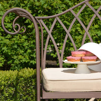 Thumbnail for Esschert Design Gartenbank Metall Viktorianischer Stil MF009
