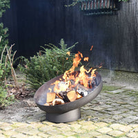 Thumbnail for Esschert Design Feuerschale Schräglage Schwarz Stahl FF402