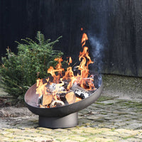 Thumbnail for Esschert Design Feuerschale Schräglage Schwarz Stahl FF402