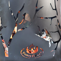 Thumbnail for Esschert Design Feuerrohr Birds on Twig Kohlenstoffstahl Schwarz FF409