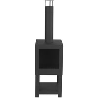 Thumbnail for Esschert Design Terrassenofen mit Holzlager Schwarz FF410