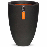 Thumbnail for Capi Vase Urban Smooth Elegant Niedrig 26x36 cm Schwarz KBL781