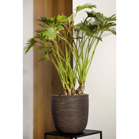 Thumbnail for Capi Blumentopf Nature Rib 35x34 cm Dunkelbraun