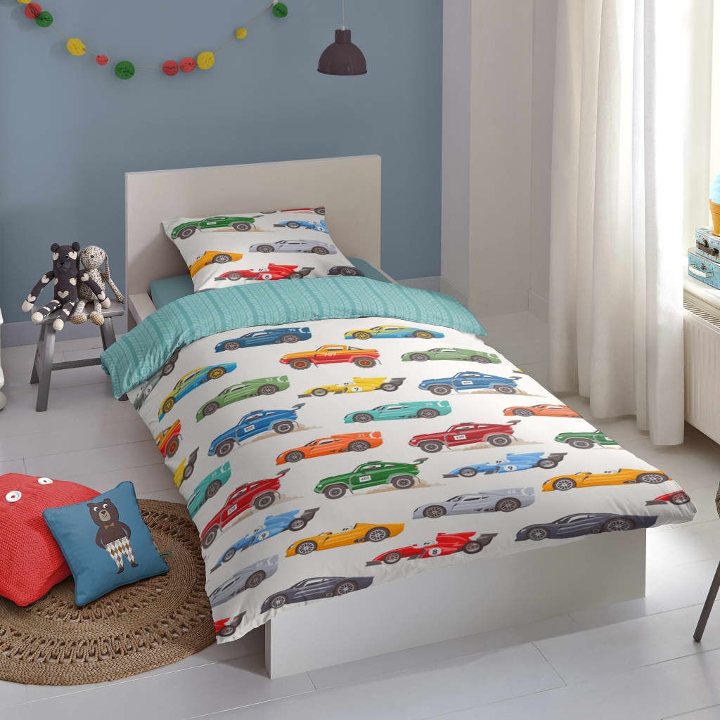 Good Morning Kinder Bettwäsche-Set Race 140×200/220 cm