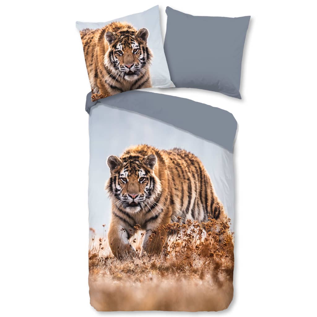 Good Morning Bettwäsche-Set TIGER 135x200 cm Mehrfarbig