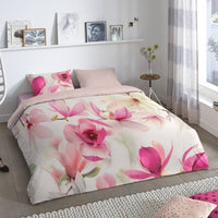 Thumbnail for Good Morning Bettwäsche-Set MAGNA 240x200/220 cm Rosa Weiß