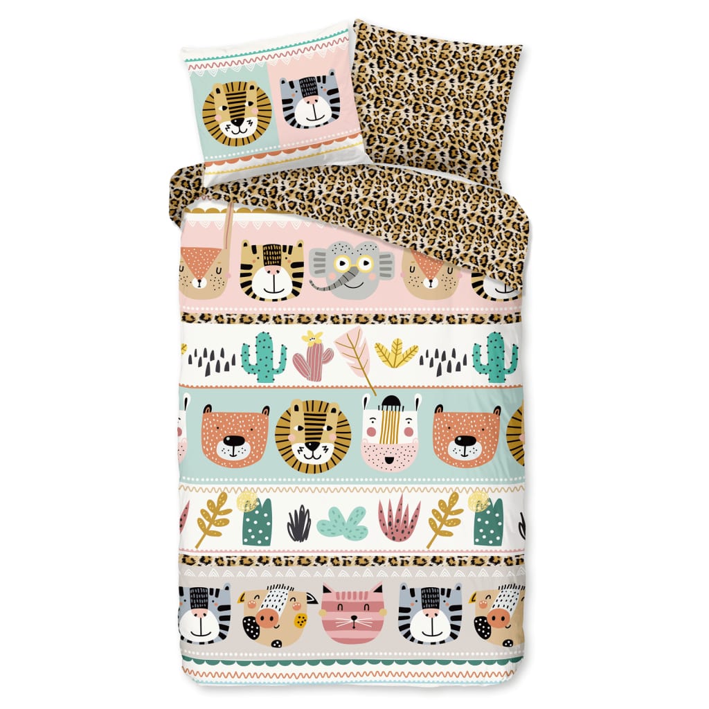 Good Morning Kinder-Bettwäsche-Set FRIENDS 140x200/220 cm Mehrfarbig