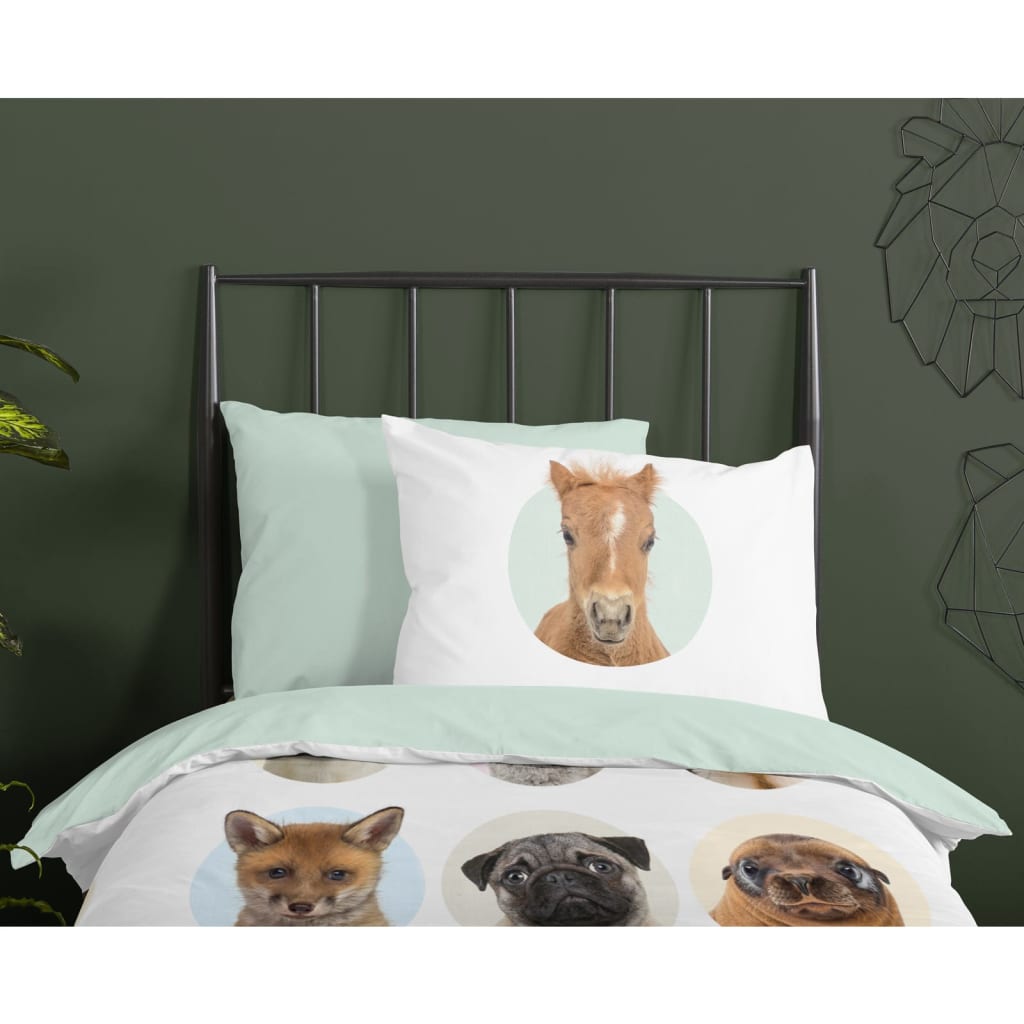 Good Morning Kinder-Bettwäsche-Set YOUNG A 140x200/220 cm Mehrfarbig