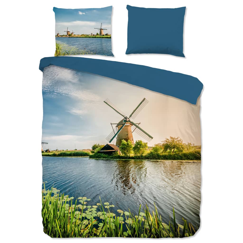 Good Morning Bettwäsche-Set WINDMILL 155x220 cm Mehrfarbig
