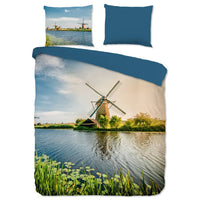 Thumbnail for Good Morning Bettwäsche-Set WINDMILL 155x220 cm Mehrfarbig
