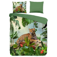 Thumbnail for Good Morning Bettwäsche-Set JUNGLE 155x220 cm Mehrfarbig