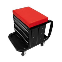 Thumbnail for ProPlus Mobiler Werkstatt-Rollcontainer-Sitz mit Lagerfächern 580526