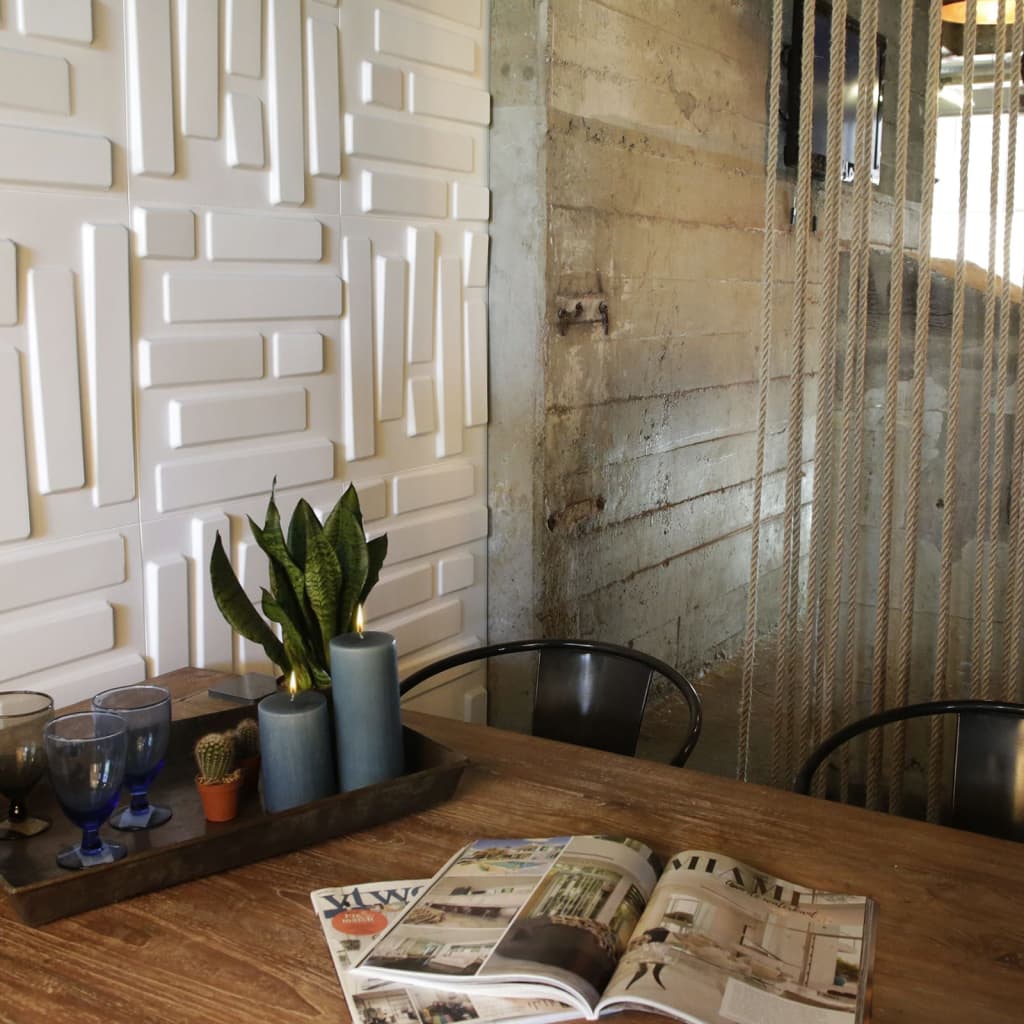 WallArt 3D-Wandpaneele Ziegel 12 Stk. GA-WA02