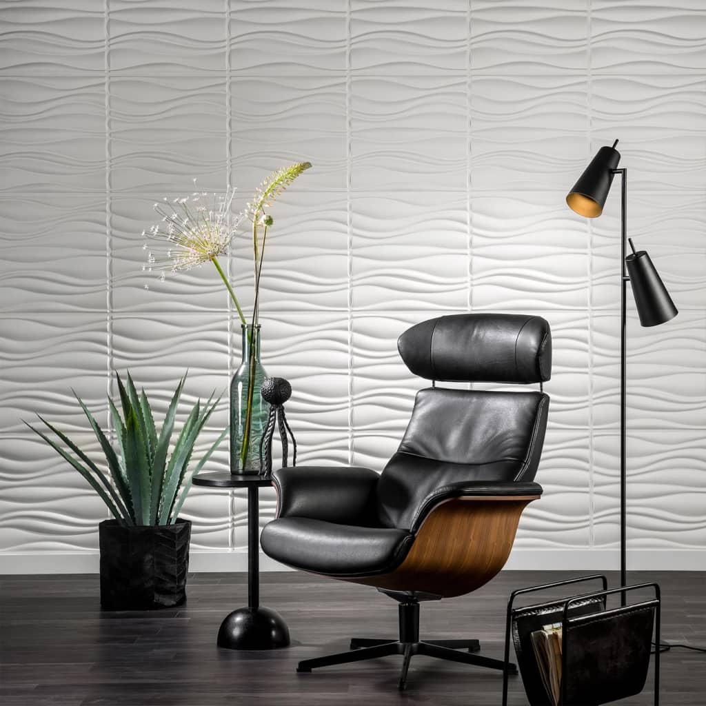 WallArt 3D-Wandpaneele Wellen 12 Stk. GA-WA04