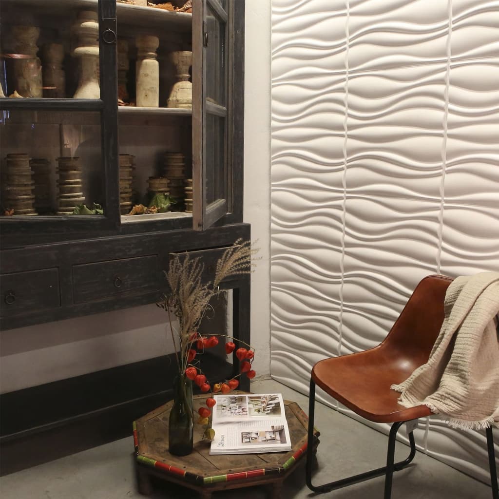 WallArt 3D-Wandpaneele Wellen 12 Stk. GA-WA04