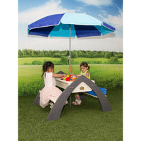 Thumbnail for AXI Picknicktisch für Kinder Delta Grau und Weiß A031.023.00