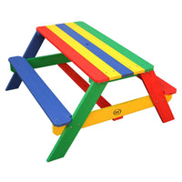 Thumbnail for AXI Picknicktisch für Kinder Nick mit Sonnenschirm Regenbogen