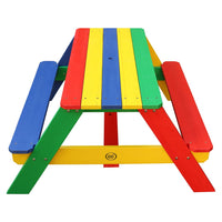 Thumbnail for AXI Picknicktisch für Kinder Nick mit Sonnenschirm Regenbogen