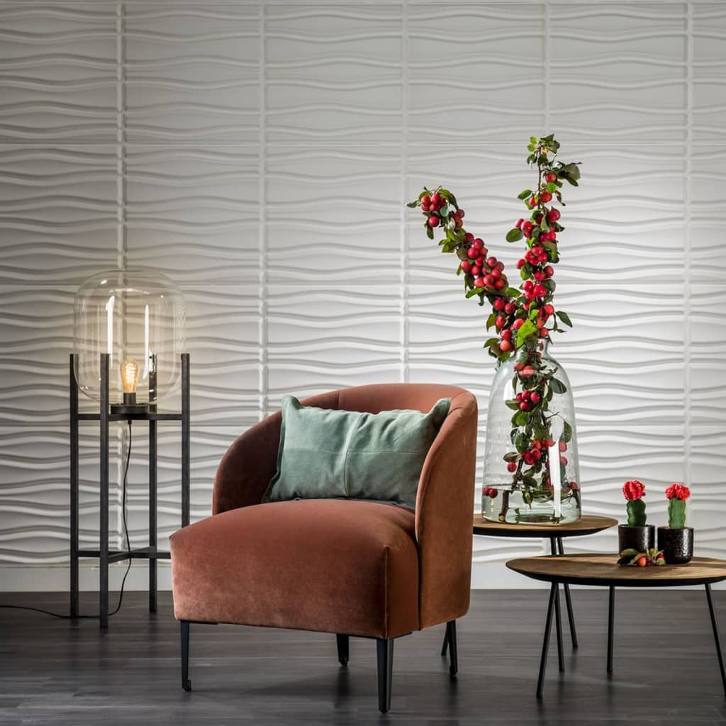 WallArt 3D-Wandpaneele Flows 12 Stk. GA-WA14