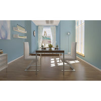 Thumbnail for Esszimmerstühle 2 Stk. Weiß Kunstleder