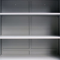 Thumbnail for Büroschrank mit 2 Türen Stahl 90x40x180 cm Grau