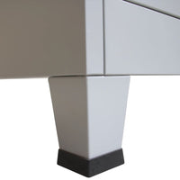 Thumbnail for Büroschrank mit 2 Türen Stahl 90x40x180 cm Grau