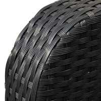 Thumbnail for 4-tlg. Garten-Lounge-Set mit Auflagen Poly Rattan Schwarz