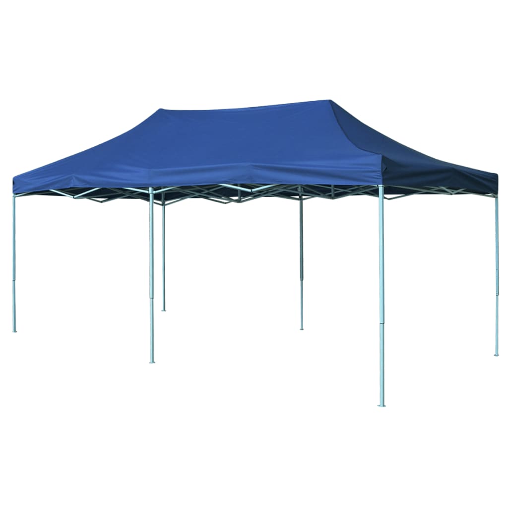 Faltzelt Pop-Up 3 x 6 m Blau