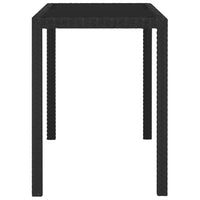 Thumbnail for 5-tlg. Garten-Essgruppe mit Auflagen Poly Rattan Schwarz