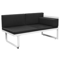Thumbnail for 5-tlg. Garten-Lounge-Set Textilene Aluminium Schwarz