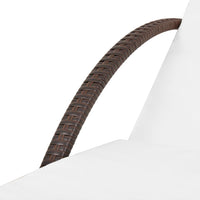 Thumbnail for Sonnenliege mit Auflage Poly Rattan Braun