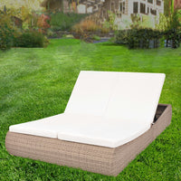 Thumbnail for Outdoor-Sonneninsel Poly Rattan Beige