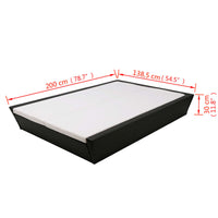 Thumbnail for Outdoor-Lounge-Bett mit Polster Poly Rattan Schwarz