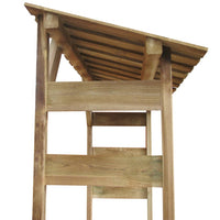 Thumbnail for Feuerholz-Lagerschuppen 150×44×176 cm Imprägniertes Kiefernholz