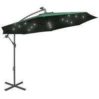 Thumbnail for Sonnenschirm Ampelschirm mit LED-Beleuchtung 300 cm Metallmast