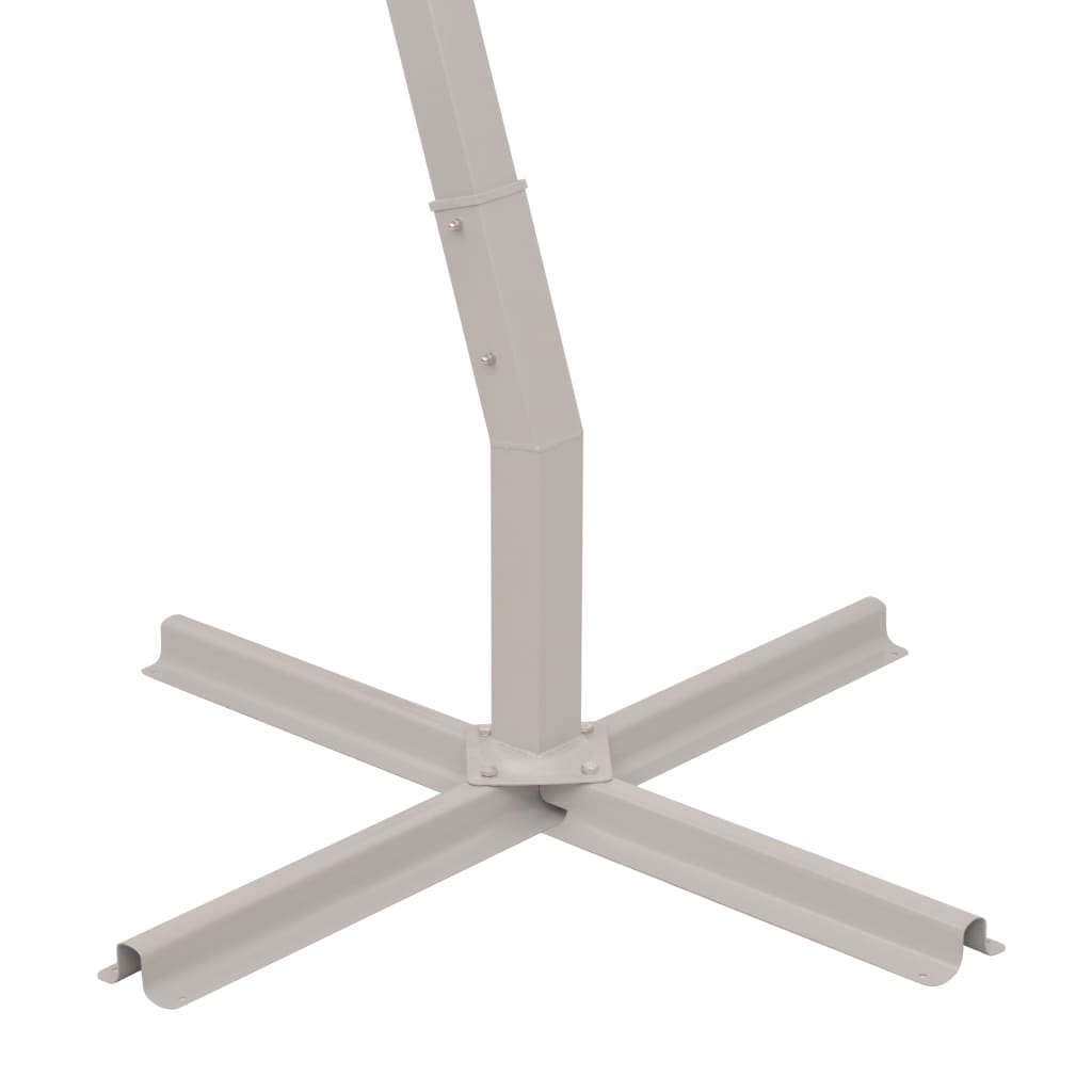 Sonnenschirm Ampelschirm 300 x 300 cm Sand Aluminiummast