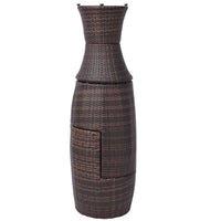 Thumbnail for 3-tlg. Bistro-Set mit Auflagen Poly Rattan Braun