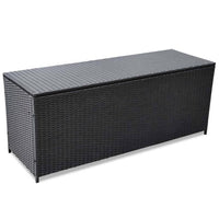 Thumbnail for Garden-Auflagenbox Schwarz 150x50x60 cm Poly Rattan