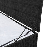 Thumbnail for Garden-Auflagenbox Schwarz 150x50x60 cm Poly Rattan