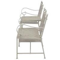 Thumbnail for 2-Sitzer-Gartenbank 161 cm Stahl Grau