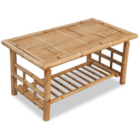 Thumbnail for 4-tlg. Garten-Lounge-Set mit Auflagen Bambus
