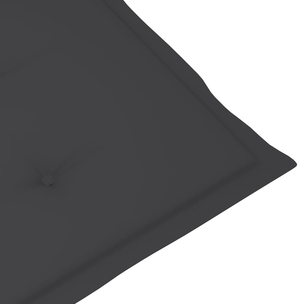 Gartenstuhlauflagen 2 Stk. Anthrazit 120x50x3 cm