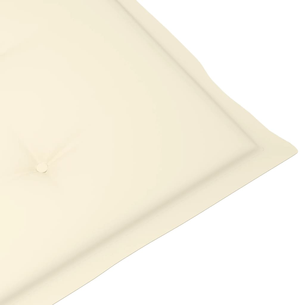 Gartenstuhlauflagen 4 Stk. Creme 120x50x3 cm