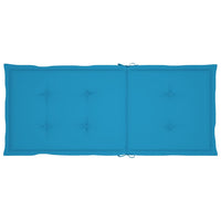 Thumbnail for Gartenstuhlauflagen 4 Stk. Blau 120x50x3 cm
