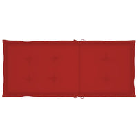 Thumbnail for Gartenstuhlauflagen 4 Stk. Rot 120x50x3 cm
