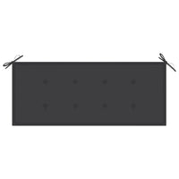 Thumbnail for Gartenbank-Auflage Anthrazit 120x50x3 cm
