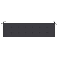 Thumbnail for Gartenbank-Auflage Anthrazit 180x50x3 cm