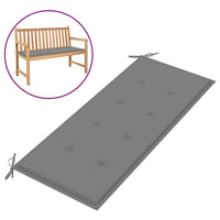 Thumbnail for Gartenbank-Auflage Grau 120x50x3 cm