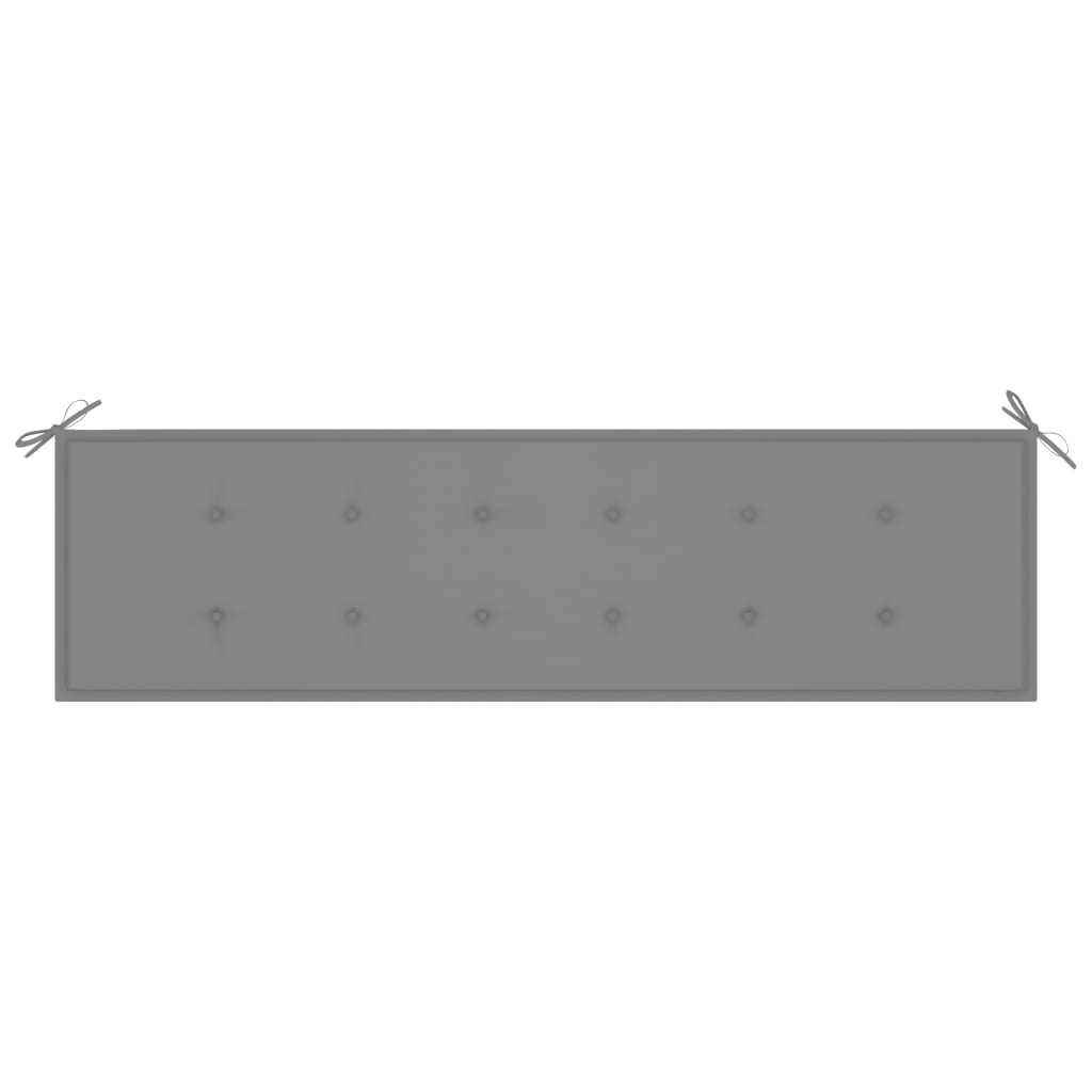 Gartenbank-Auflage Grau 180x50x3 cm